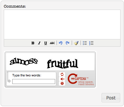 TinyMCE and reCAPTCHA Integrations